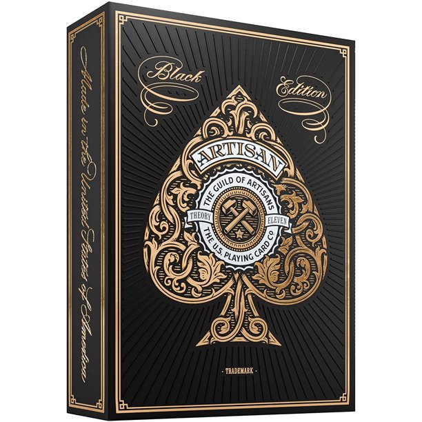 Playing Cards: Theory11 - Artisan, Black & Gold
