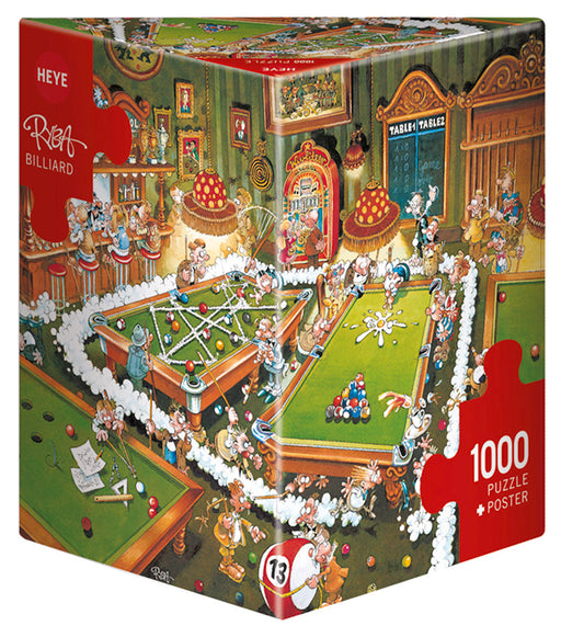 Jigsaw Puzzle: Ryba Billard (1000 Pieces) - Unwind Board Games Online