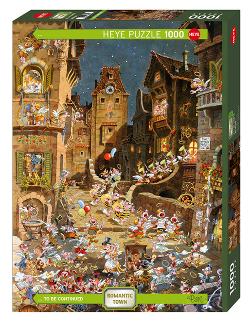 Jigsaw Puzzle: Ryba Town By Night (1000 Pieces) - Unwind Online