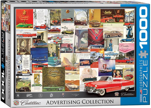 Jigsaw Puzzle: Cadillac Advertising Collection (1000 Pieces) - Unwind Board Games Online