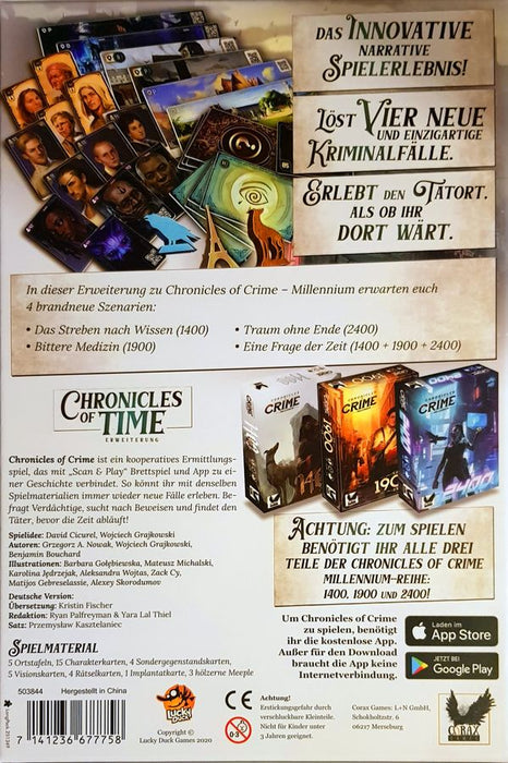 Chronicles of Crime: The Millennium Series – Chronicles of Time Expansion