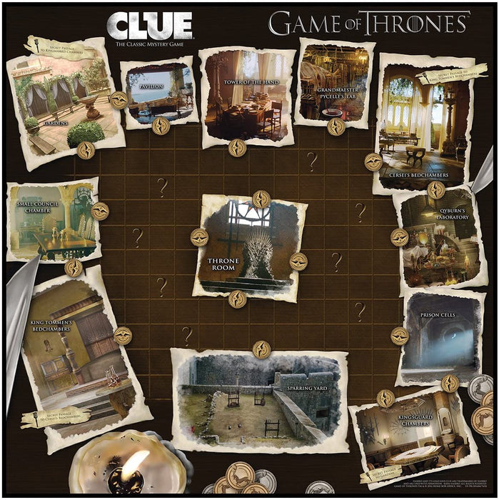 Clue: Game Of Thrones Edition - Unwind Board Games Online