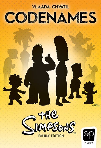 Codenames: The Simpsons Edition - Unwind Board Games Online