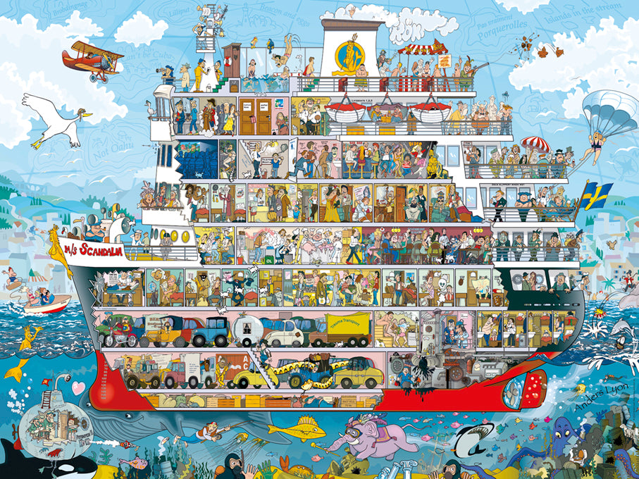 Jigsaw Puzzle: Lyon Cruise (1500 Pieces)