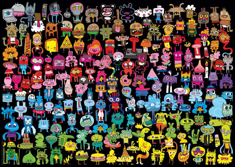 Jigsaw Puzzle: Doodle Rainbow (1000 Pieces)