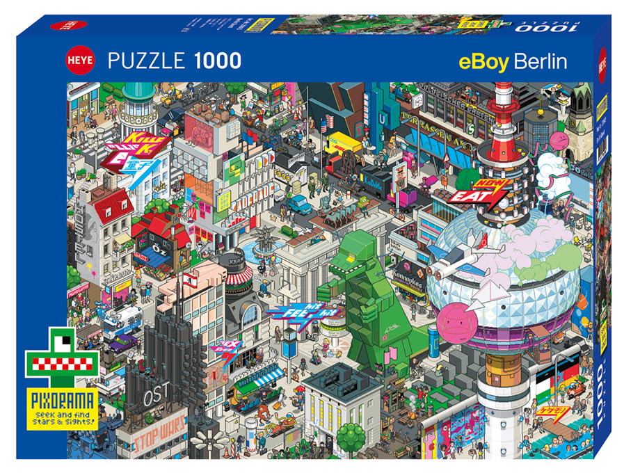 Jigsaw Puzzle: eBoy Berlin Quest (1000 Pieces)