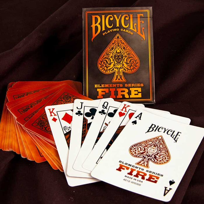 Playing Cards: Bicycle - Elements Series Fire