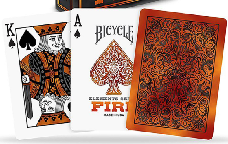 Playing Cards: Bicycle - Elements Series Fire