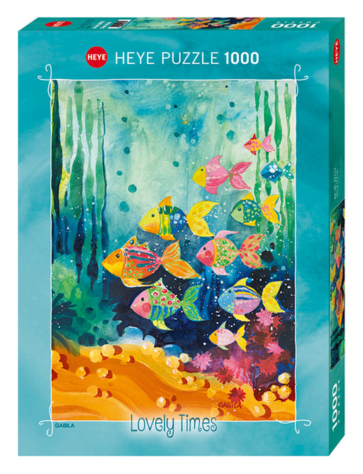 Jigsaw Puzzle: Shoal of Fish (1000 Pieces) - Unwind Board Games Online