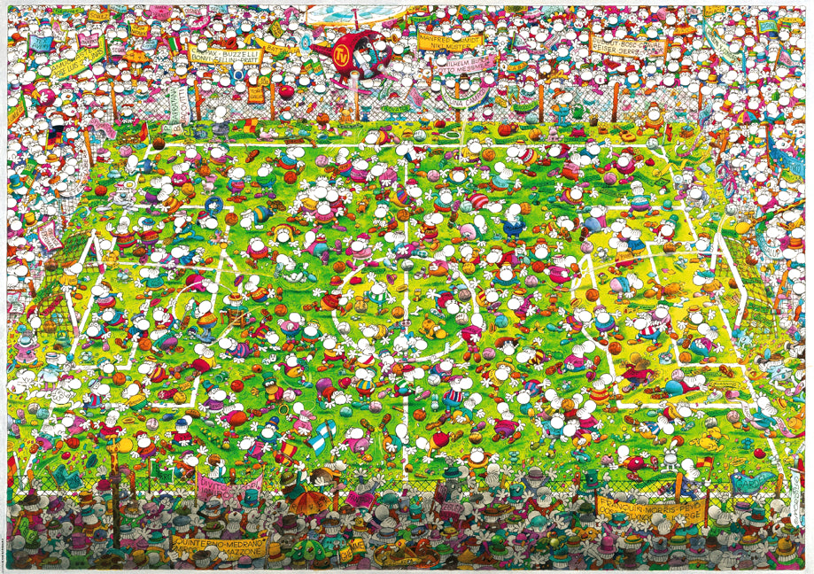 Jigsaw Puzzle: Crazy World Cup (4000 Pieces) - Unwind Online