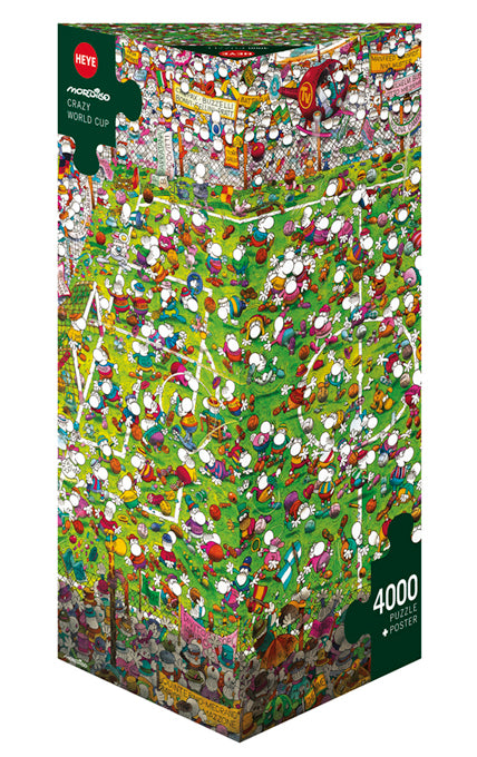 Jigsaw Puzzle: Crazy World Cup (4000 Pieces) - Unwind Online