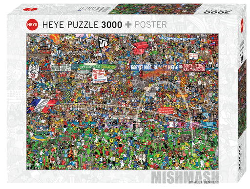Jigsaw Puzzle: Football History (3000 Pieces) - Unwind Board Games Online