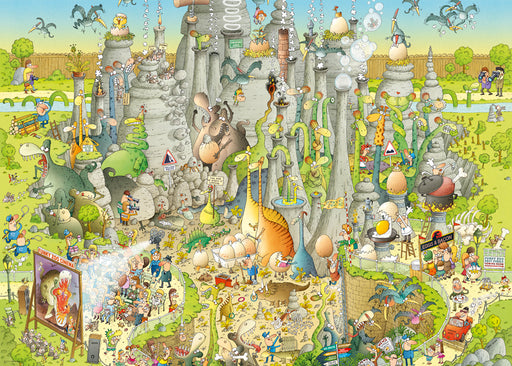 Jigsaw Puzzle: Degano Zoo Jurassic Habitat (1000 Pieces) - Unwind Online