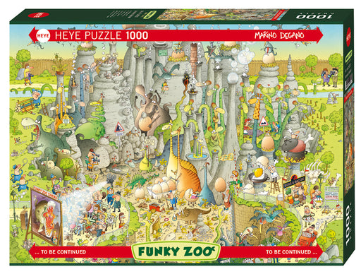 Jigsaw Puzzle: Degano Zoo Jurassic Habitat (1000 Pieces) - Unwind Online