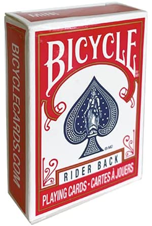 Playing Cards: Bicycle Mini RIder Back (Red)