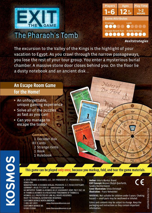 Exit: The Pharaoh's Tomb - Unwind Online