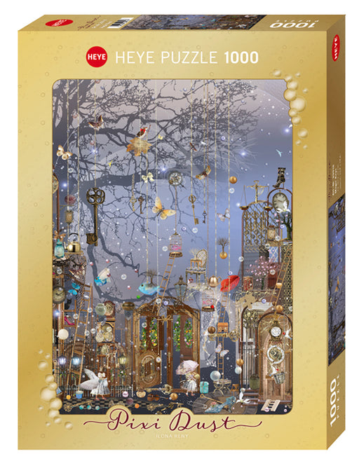 Jigsaw Puzzle: Pixie Dust Magic Keys (1000 Pieces) - Unwind Board Games Online