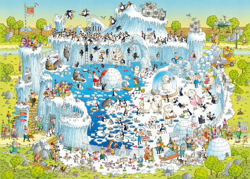 Jigsaw Puzzle: Degano Zoo Polar Habitat (1000 Pieces) - Unwind Online