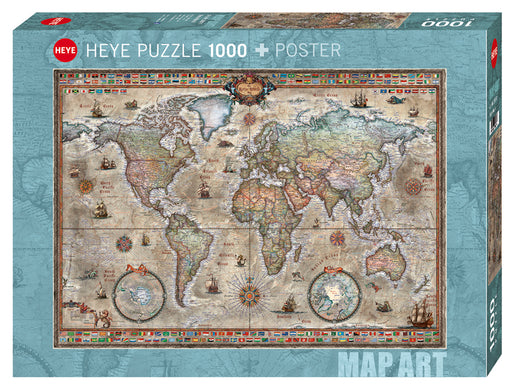 Jigsaw Puzzle: Retro World 29871 (1000 Pieces) - Unwind Board Games Online