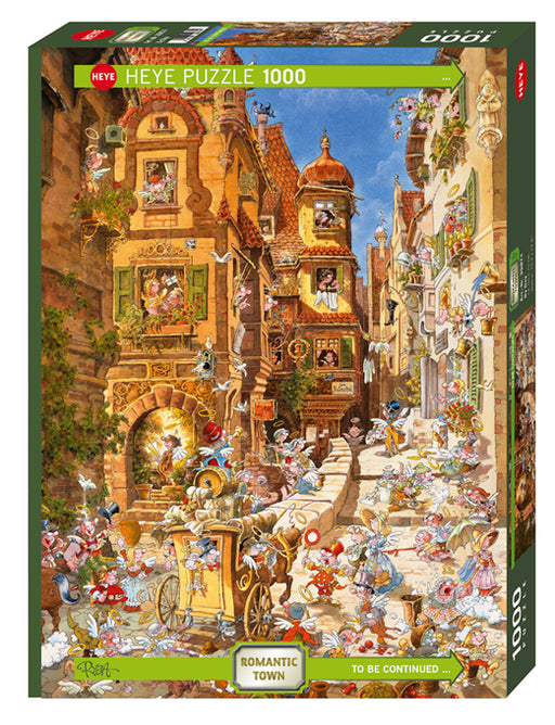 Jigsaw Puzzle: Ryba Town By Day (1000 Pieces) - Unwind Online
