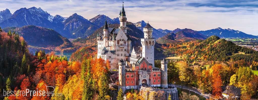 Ravensburger: Neuschwanstein castle vavara (1000 Pieces Panorama)