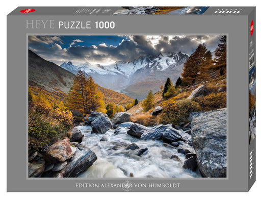 Jigsaw Puzzle: Mountain Stream (1000 Pieces) - Unwind Board Games Online