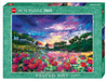 Jigsaw Puzzle: Felted Art Sundown Poppies (1000 Pieces) - Unwind Online