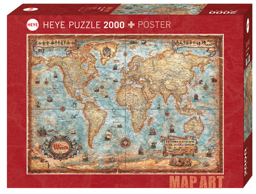 Jigsaw Puzzle: The World (2000 Pieces) - Unwind Online