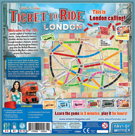 Ticket to Ride - London - Unwind Online