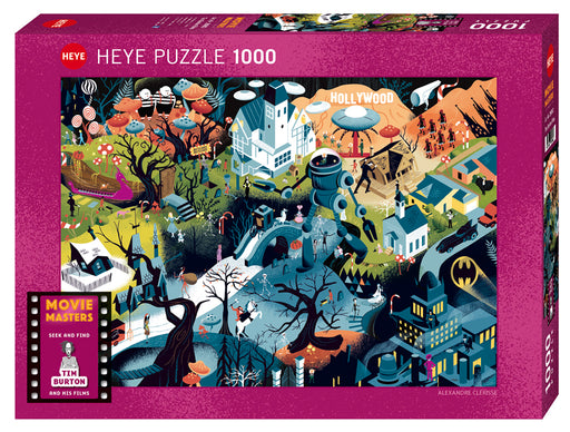 Jigsaw Puzzle: Tim Burton Films 29882 (1000 Pieces) - Unwind Board Games Online