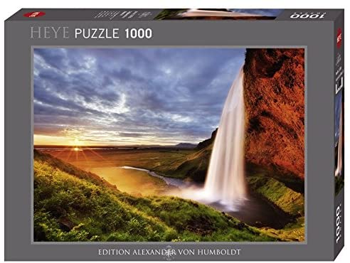 Jigsaw Puzzle: Seljalandsfoss Waterfall (1000 Pieces) - Unwind Online