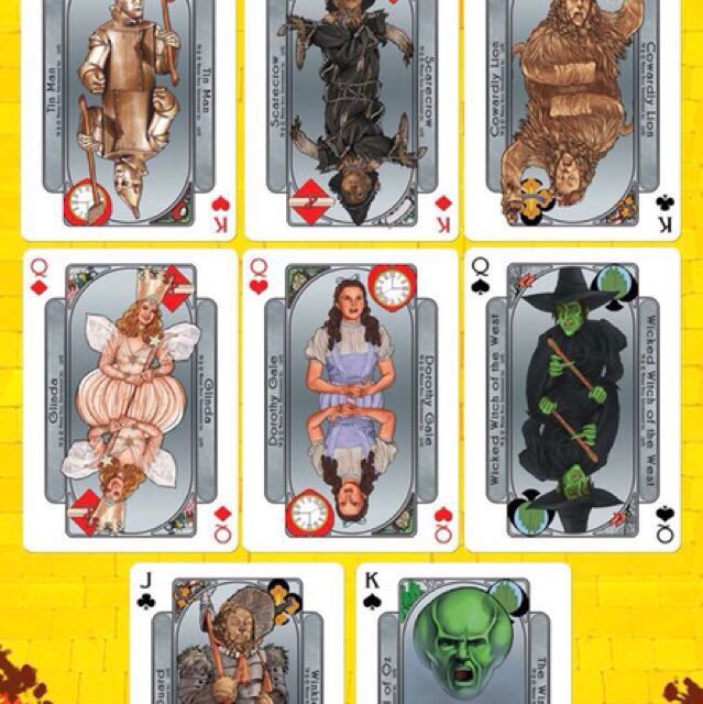 Playing Cards: Albino - The Wizard of Oz, Silver