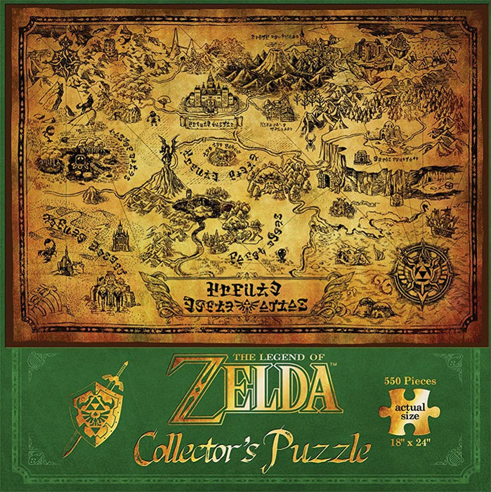 Jigsaw Puzzle: The OP-The Legend of Zelda-Hyrule Map (1000 pieces)